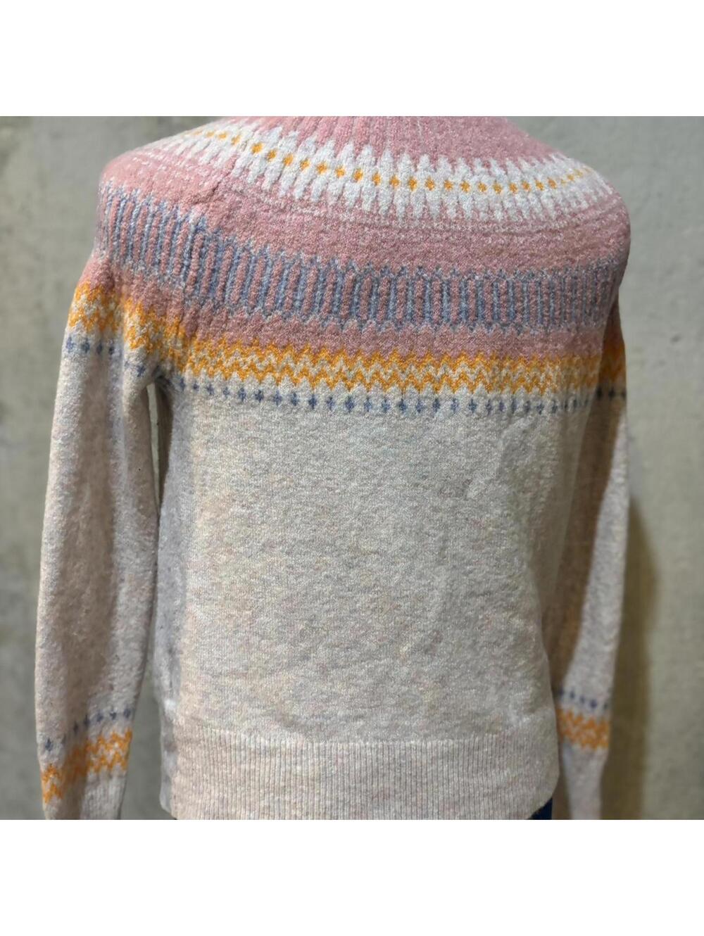 J.Crew Women's Multi and Pink Sweater - Picture 4 of 7